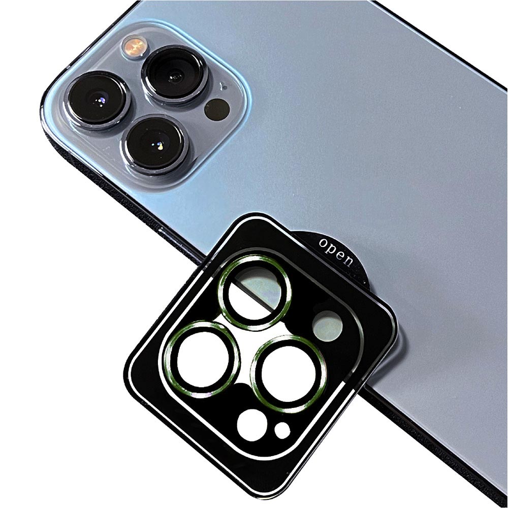 iPhone Uyumlu 11 Pro Zore CL-09 Kamera Lens Koruyucu-Koyu yeşil