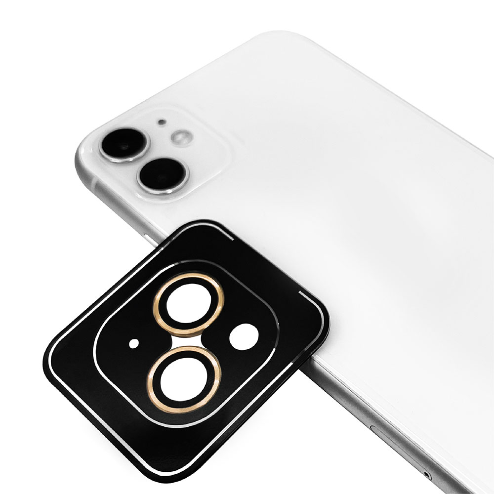 iPhone Uyumlu 13 Mini Zore CL-09 Kamera Lens Koruyucu-Gold