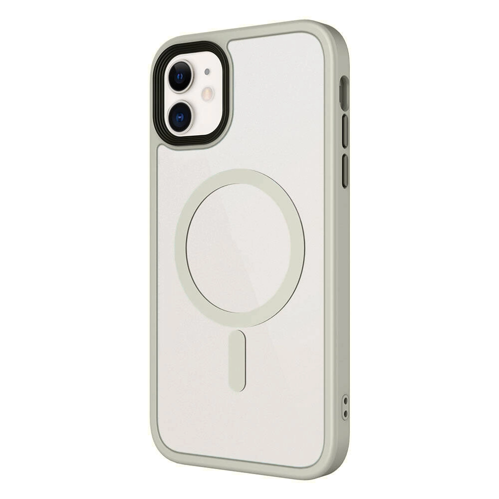 iPhone Uyumlu 11 Kılıf Mat Arka Yüzey Wireless Şarj Özellikli Zore Flet M-safe Kapak