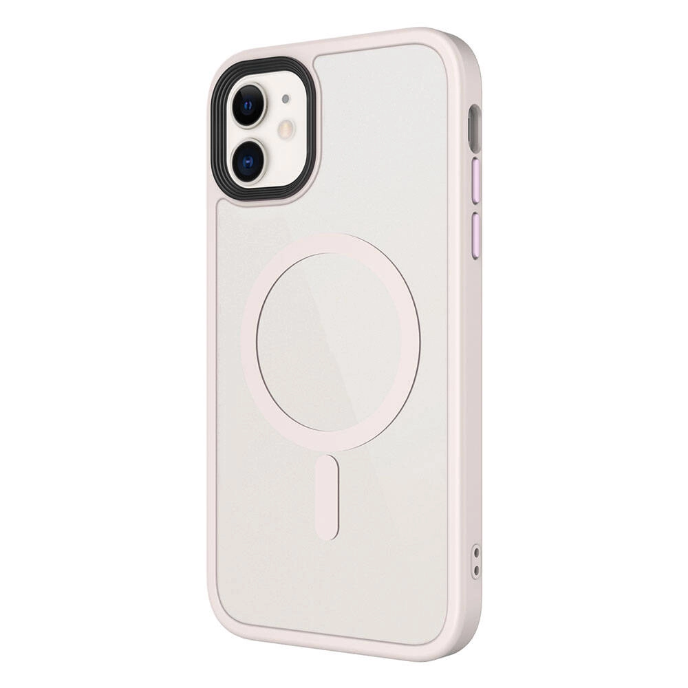 iPhone Uyumlu 11 Kılıf Mat Arka Yüzey Wireless Şarj Özellikli Zore Flet M-safe Kapak