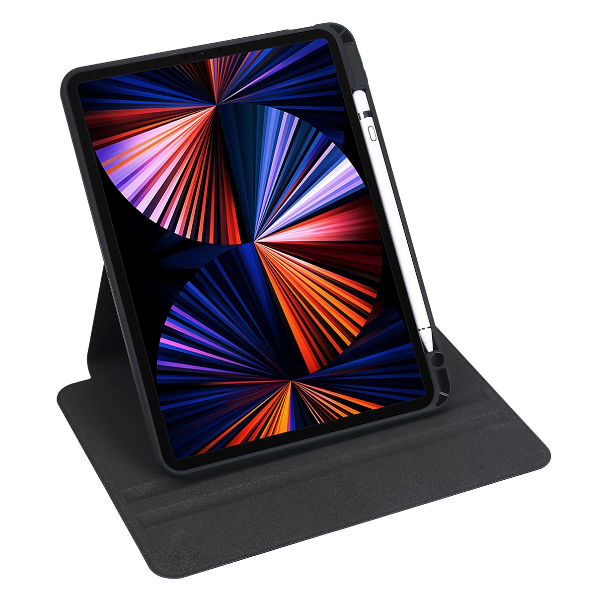 iPad Uyumlu Pro 11 2020 (2.Nesil) Kılıf Zore Termik Kalem Bölmeli Dönebilen Standlı Kılıf