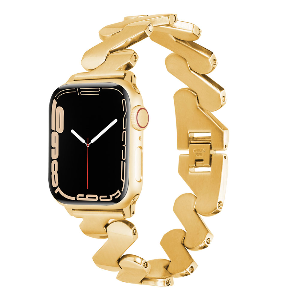 ​​​  Watch 42mm Kordon KRD-80 Metal Strap Kayış-Gold