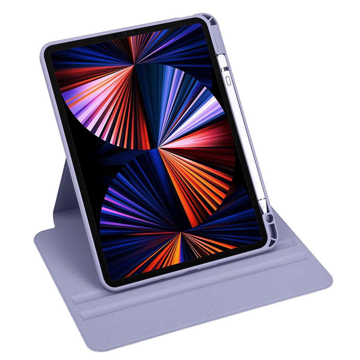 iPad Uyumlu Pro 11 2021 (3.Nesil) Kılıf Zore Termik Kalem Bölmeli Dönebilen Standlı Kılıf