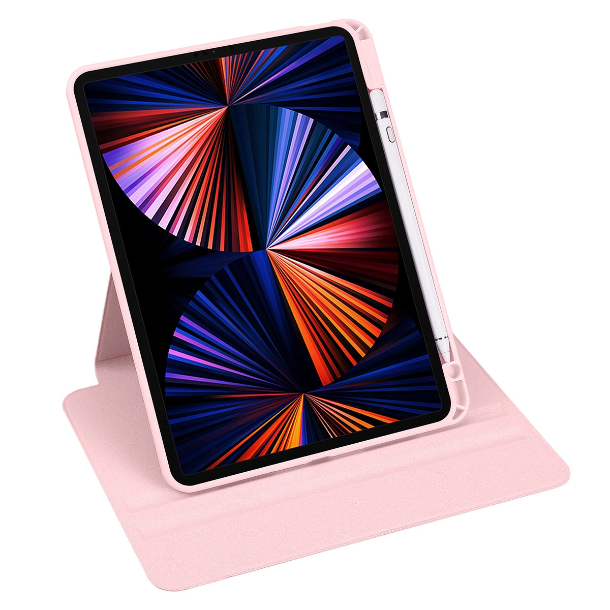 iPad Uyumlu Pro 11 2018 Kılıf Zore Termik Kalem Bölmeli Dönebilen Standlı Kılıf