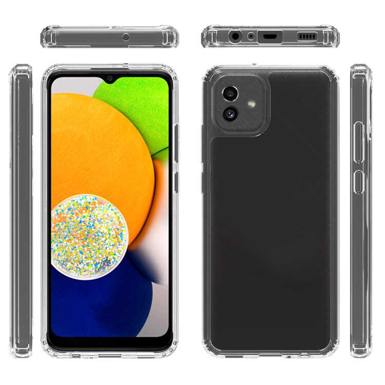 Galaxy Uyumlu A04E Kılıf Zore 2mm Anti Shock Silikon