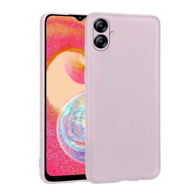 Galaxy Uyumlu A04E Kılıf Zore Premier Silikon Kapak-Rose gold
