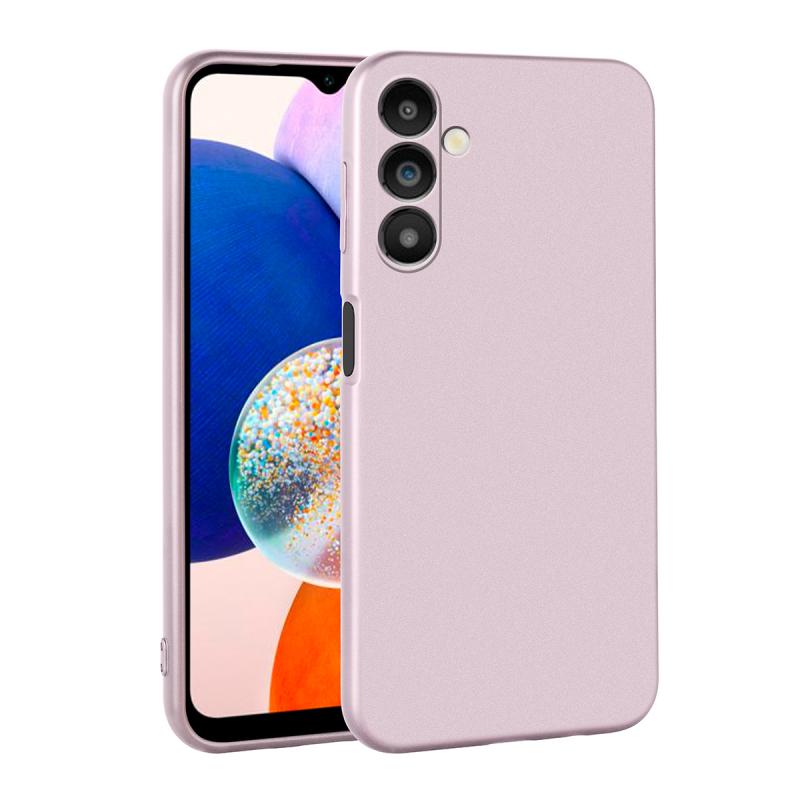 Galaxy Uyumlu A14 Kılıf Zore Premier Silikon Kapak-Rose gold