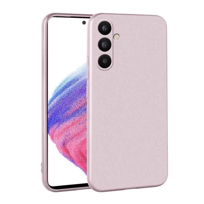 Galaxy Uyumlu A34 Kılıf Zore Premier Silikon Kapak-Rose gold