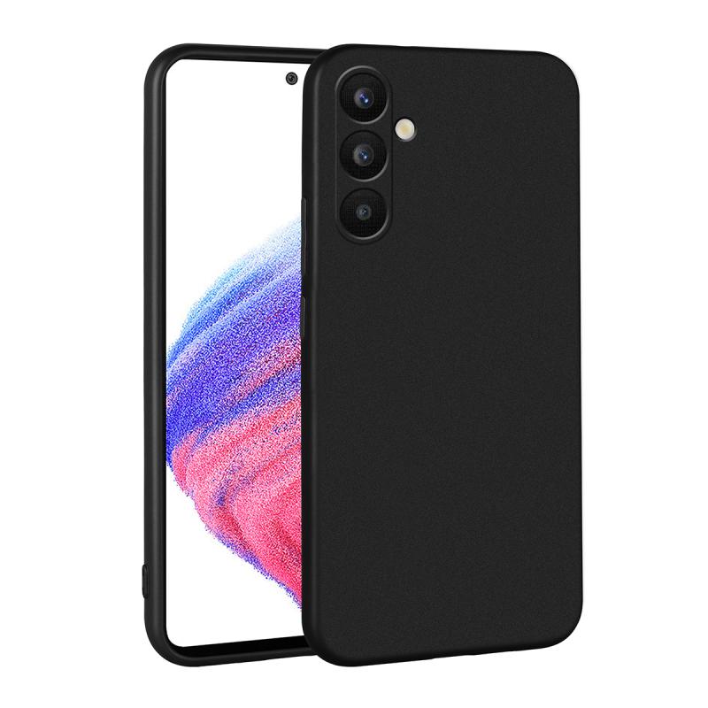 Galaxy Uyumlu A34 Kılıf Zore Premier Silikon Kapak-Siyah