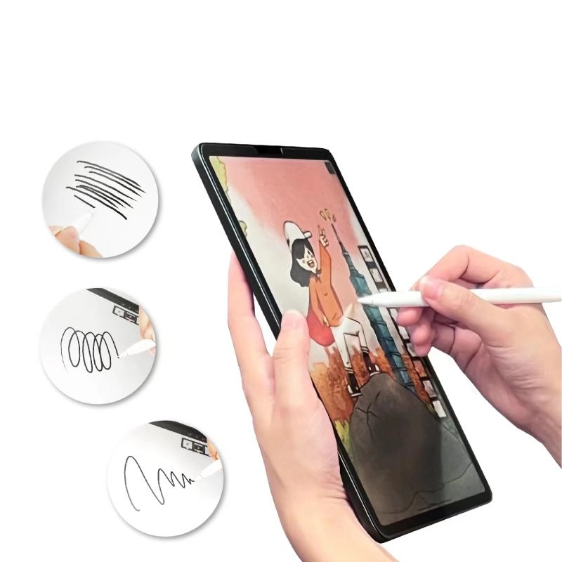 iPad Uyumlu 10.9 2022 (10.Nesil) Kağıt Hisli Mat Davin Kağıt Dokulu Tablet Ekran Koruyucu
