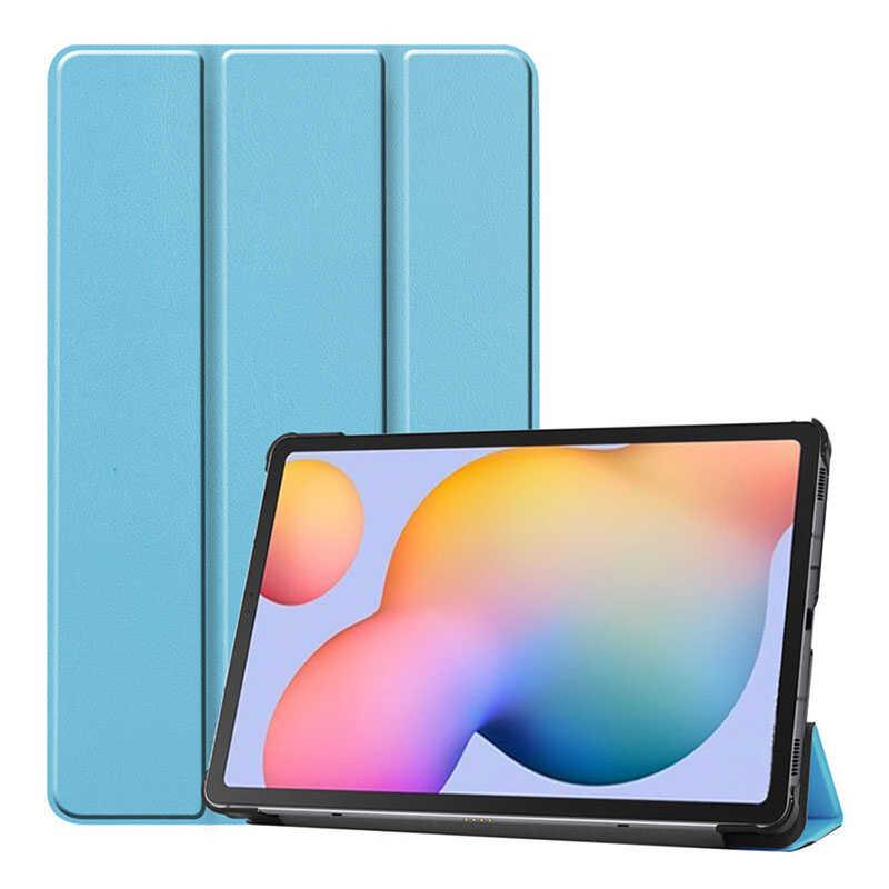 Lenovo Tab M10 Plus TB-125F - TB-128F 3. Jenerasyon Zore Smart Kapak Standlı 1-1 Kılıf-Mavi