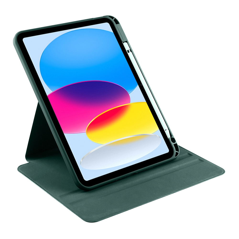 iPad Uyumlu 10.9 2022 (10.Nesil) Kılıf Zore Termik Kalem Bölmeli Dönebilen Standlı Kılıf