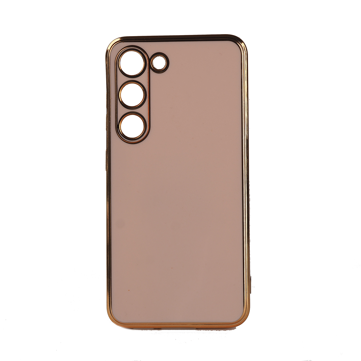 Galaxy Uyumlu S23 Plus Kılıf Zore Bark Kapak-Rose gold
