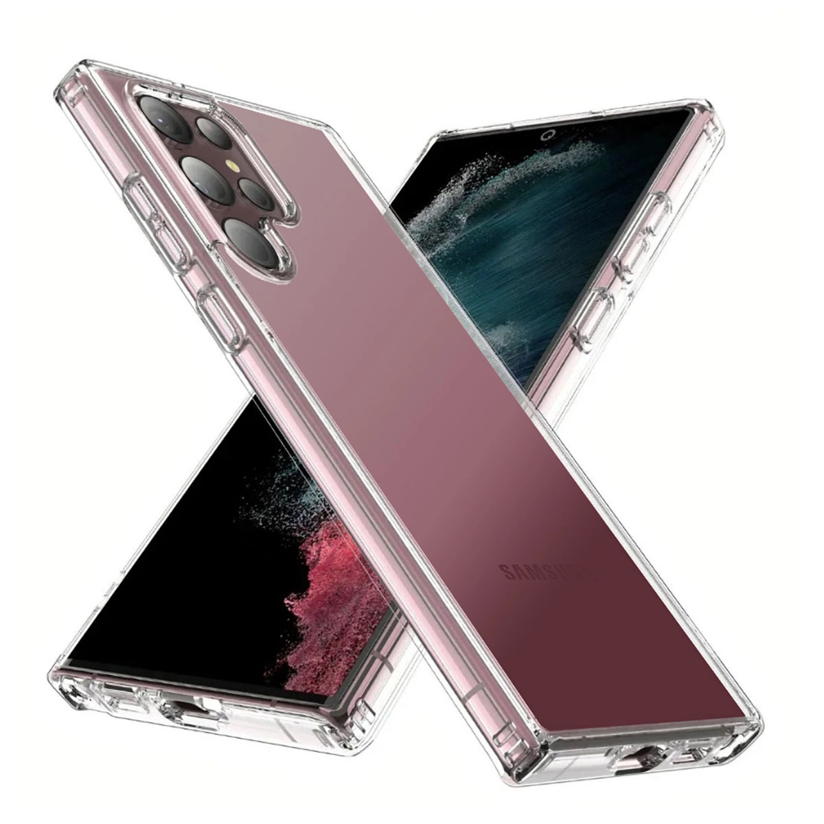 Galaxy Uyumlu S23 Ultra Kılıf Zore 2mm Anti Shock Silikon