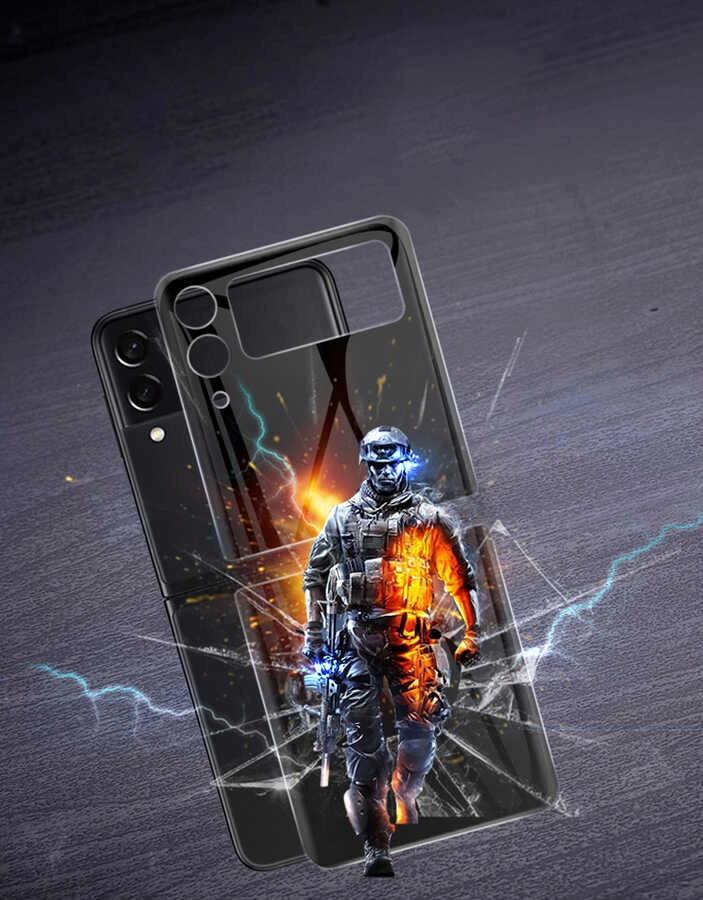 Galaxy Uyumlu Z Flip 4 Zore 3D Side Cam Ekran Koruyucu