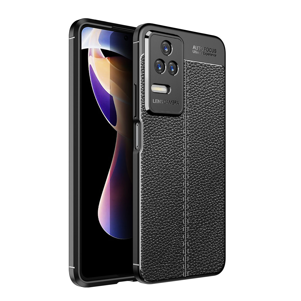 Xiaomi Uyumlu  Poco F4 Kılıf Zore Niss Silikon Kapak-Siyah