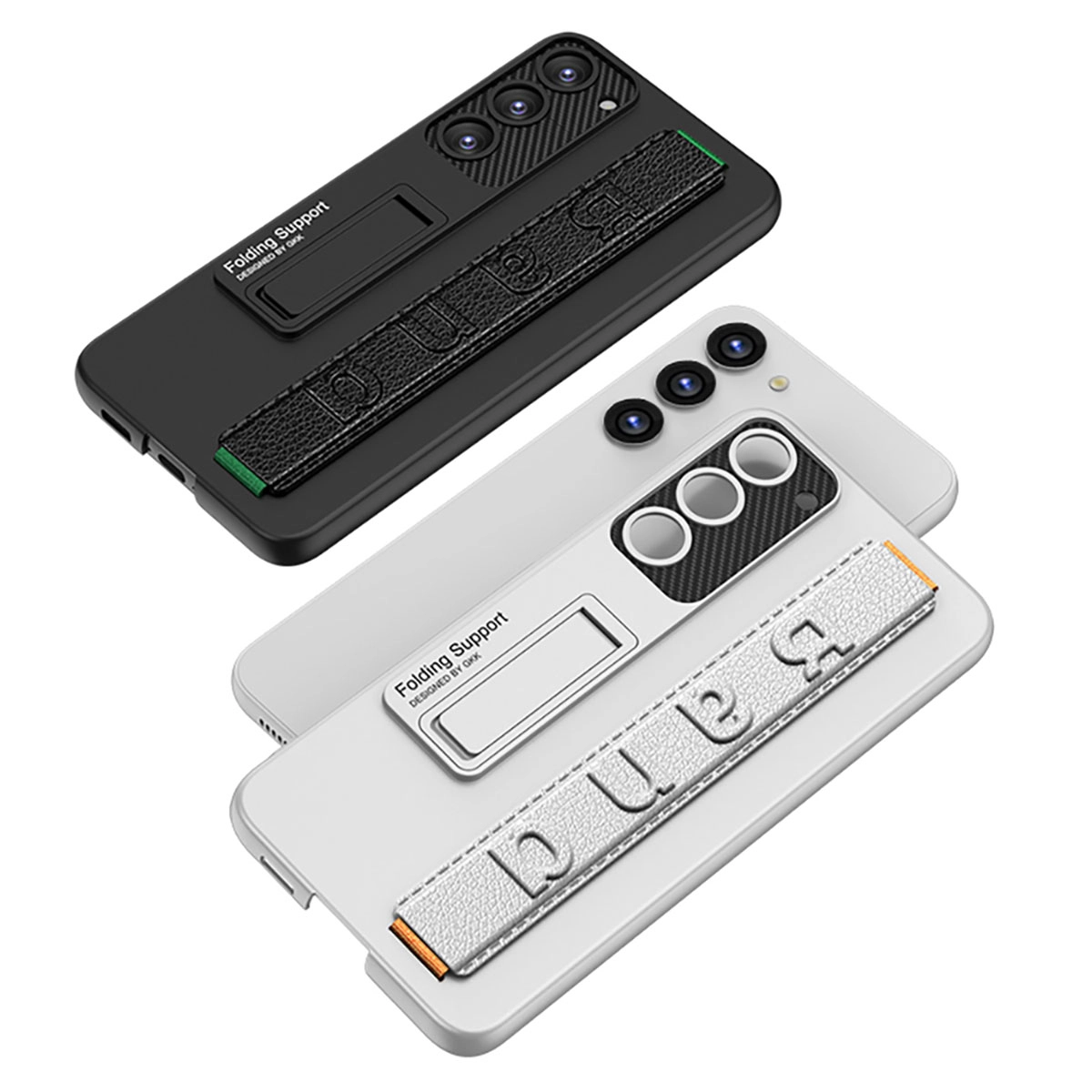 Galaxy Uyumlu S23 Kılıf Standlı El Tutacaklı Zore Band Kapak
