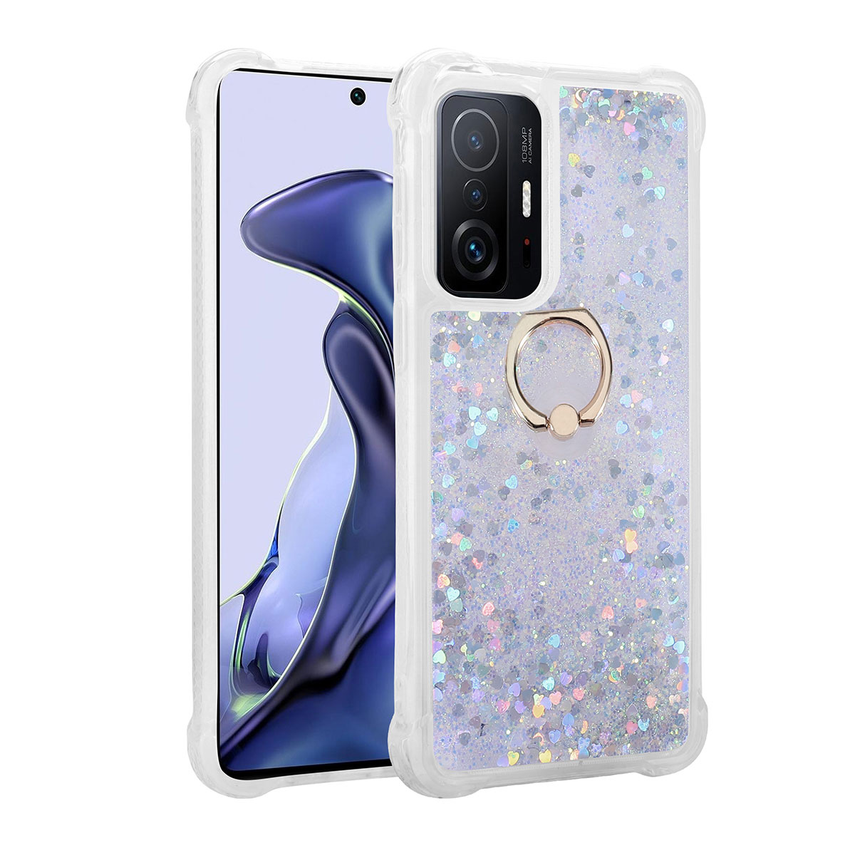 Xiaomi Uyumlu  Mi 11T Pro 5G Kılıf Zore Milce Kapak-Gümüş