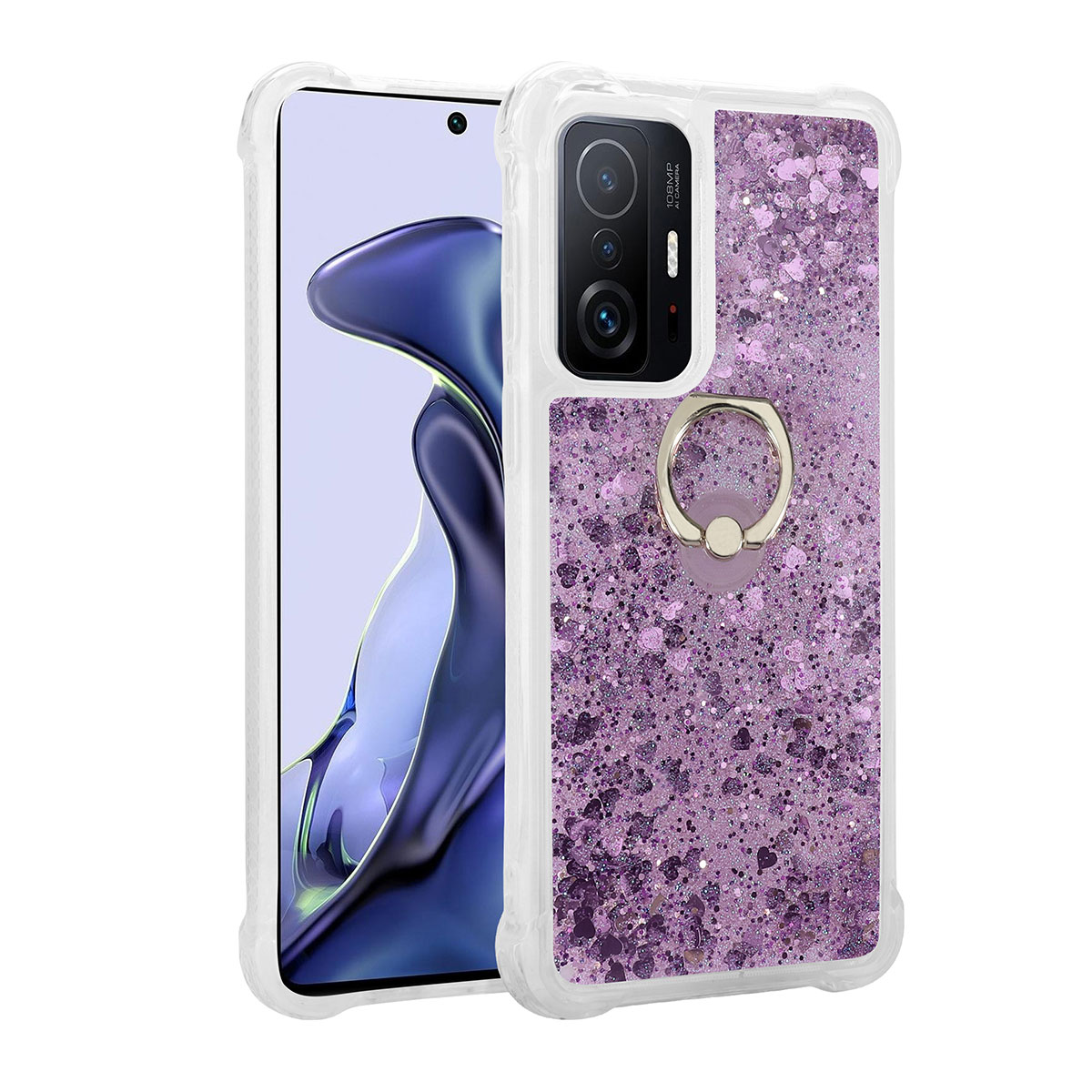 Xiaomi Uyumlu  Mi 11T Pro 5G Kılıf Zore Milce Kapak-Mor