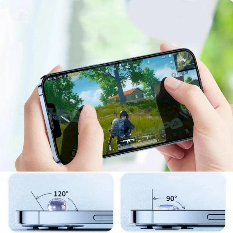 iPhone Uyumlu 12 ​​​​​​​​​​​​​​​​​​​​​​​​Zore Darbeye Dayanıklı Anti Statik Temperli Cam Ekran Koruyucu