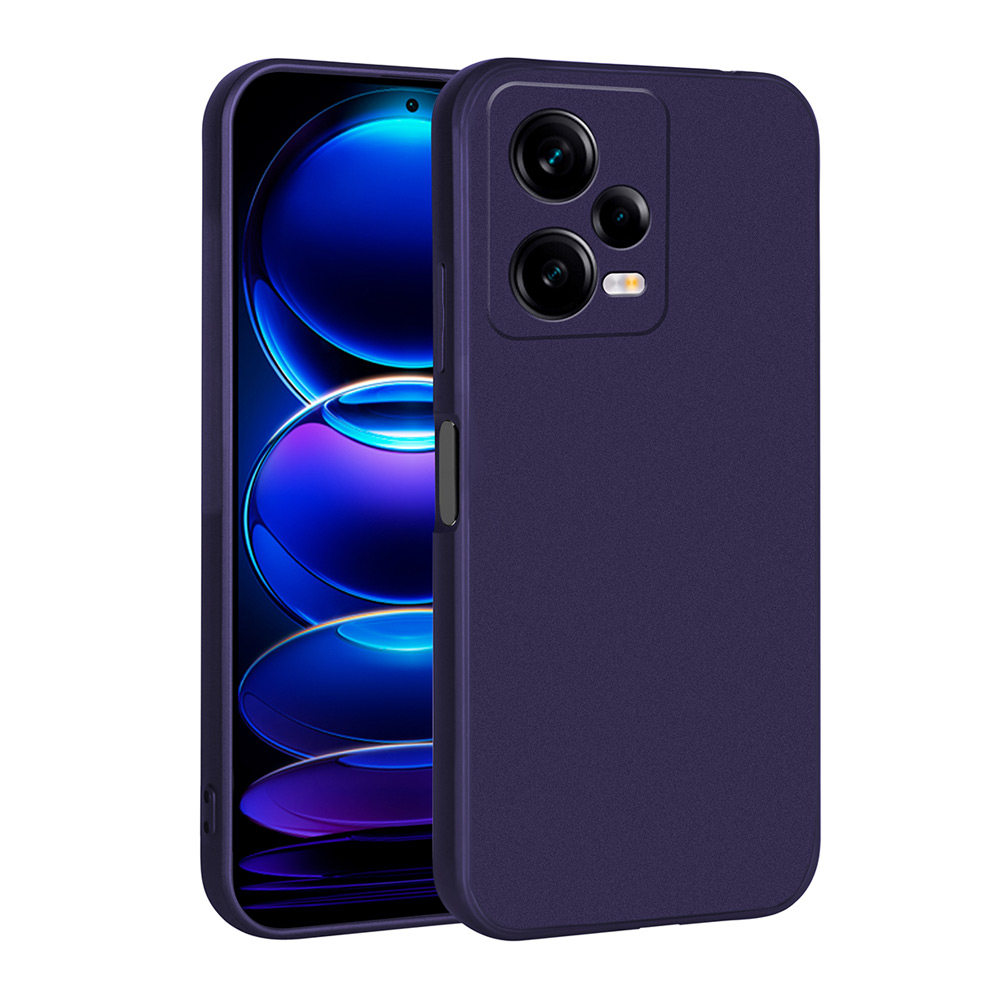 Xiaomi Uyumlu  Redmi Note 12 Pro 5G Kılıf Zore Premier Silikon Kapak-Lacivert
