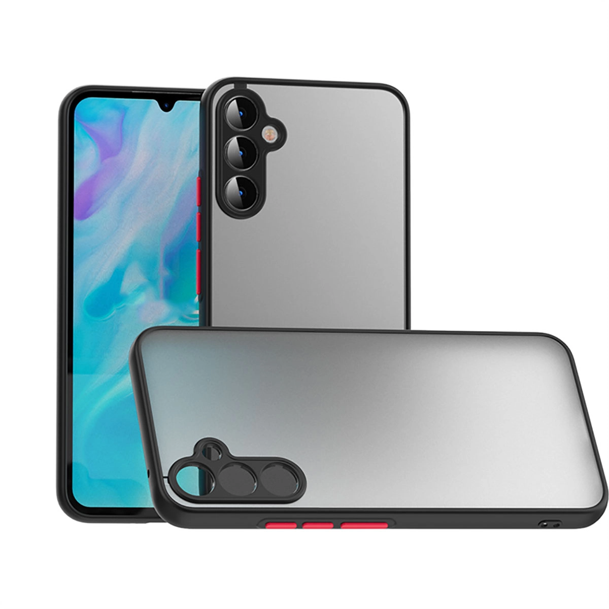 Galaxy Uyumlu A14 Kılıf Zore Hux Kapak
