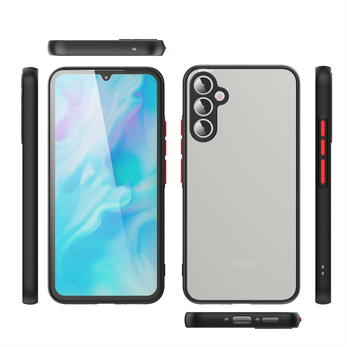 Galaxy Uyumlu A34 Kılıf Zore Hux Kapak