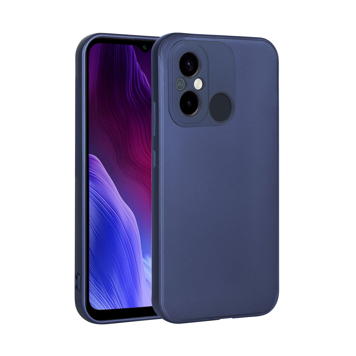 Xiaomi Uyumlu  Redmi 12C Kılıf Zore Premier Silikon Kapak-Lacivert