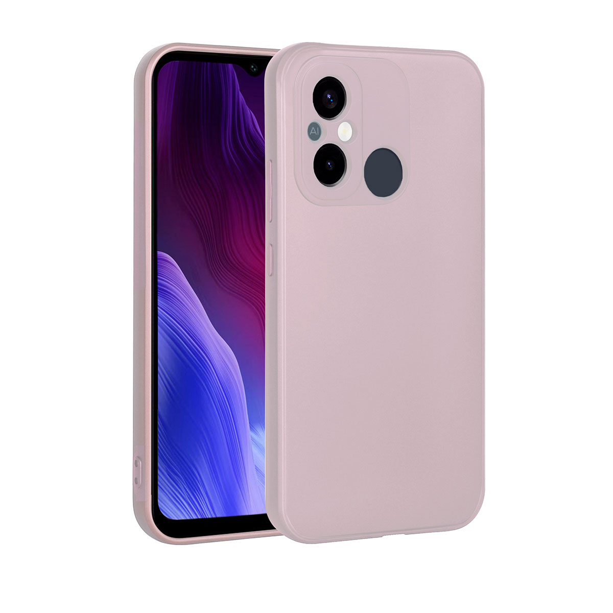 Xiaomi Uyumlu  Redmi 12C Kılıf Zore Premier Silikon Kapak-Rose gold