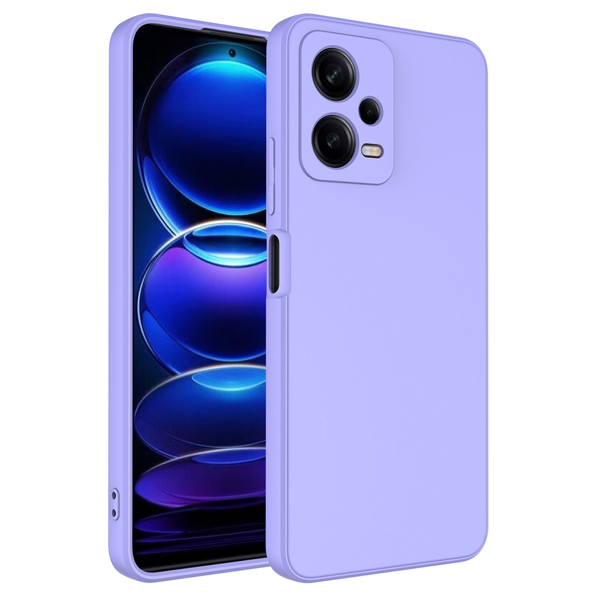 Xiaomi Uyumlu  Redmi Note 12 Pro 5G Kılıf Zore Mara Lansman Kapak-Lila