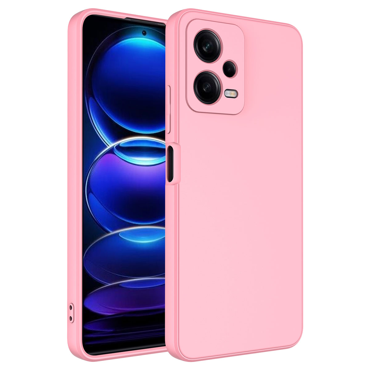 Xiaomi Uyumlu  Redmi Note 12 Pro 5G Kılıf Zore Mara Lansman Kapak-Pembe