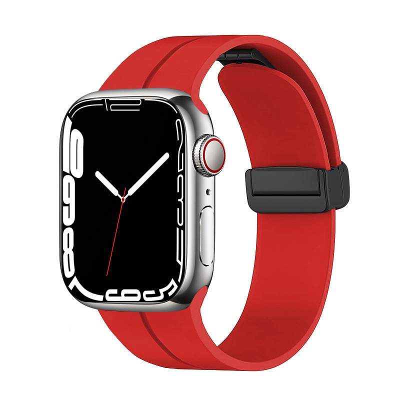 Watch 42mm Zore KRD-84 Silikon Kordon-Kırmızı