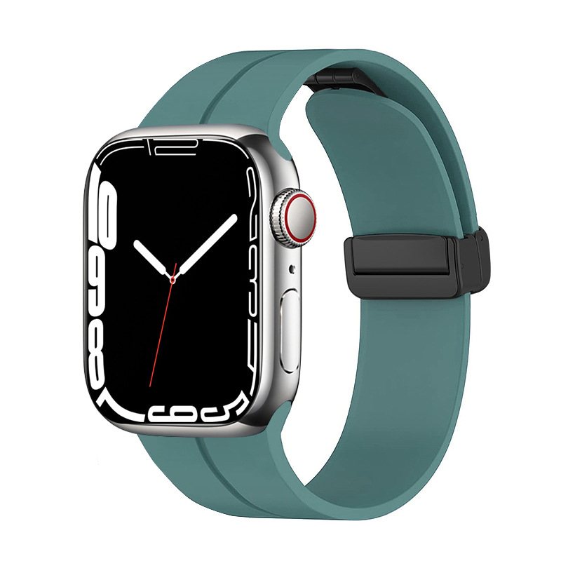 Watch 44mm Zore KRD-84 Silikon Kordon-Yeşil