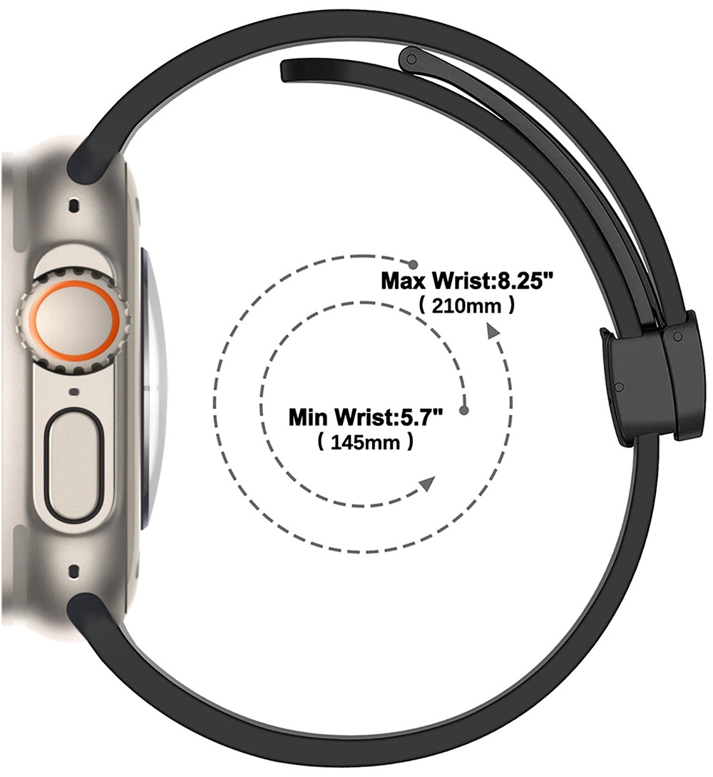 Watch Ultra 49mm Zore KRD-84 Silikon Kordon-Beyaz