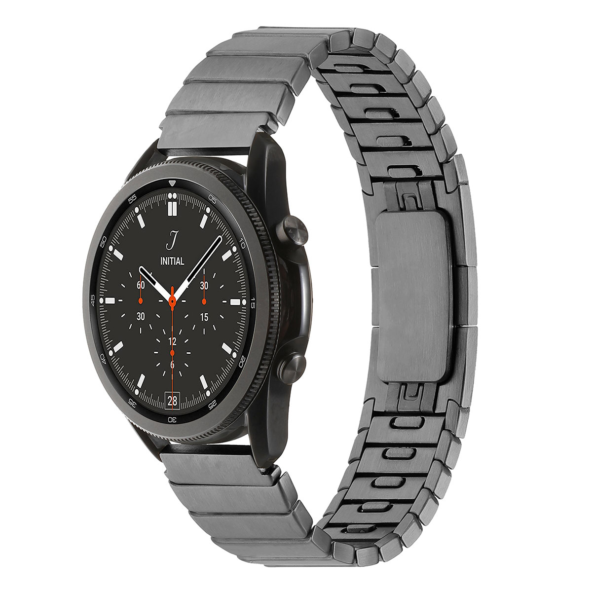 Huawei Uyumlu Honor Magic 2 46mm Zore KRD-82 22mm Metal Kordon-Gri