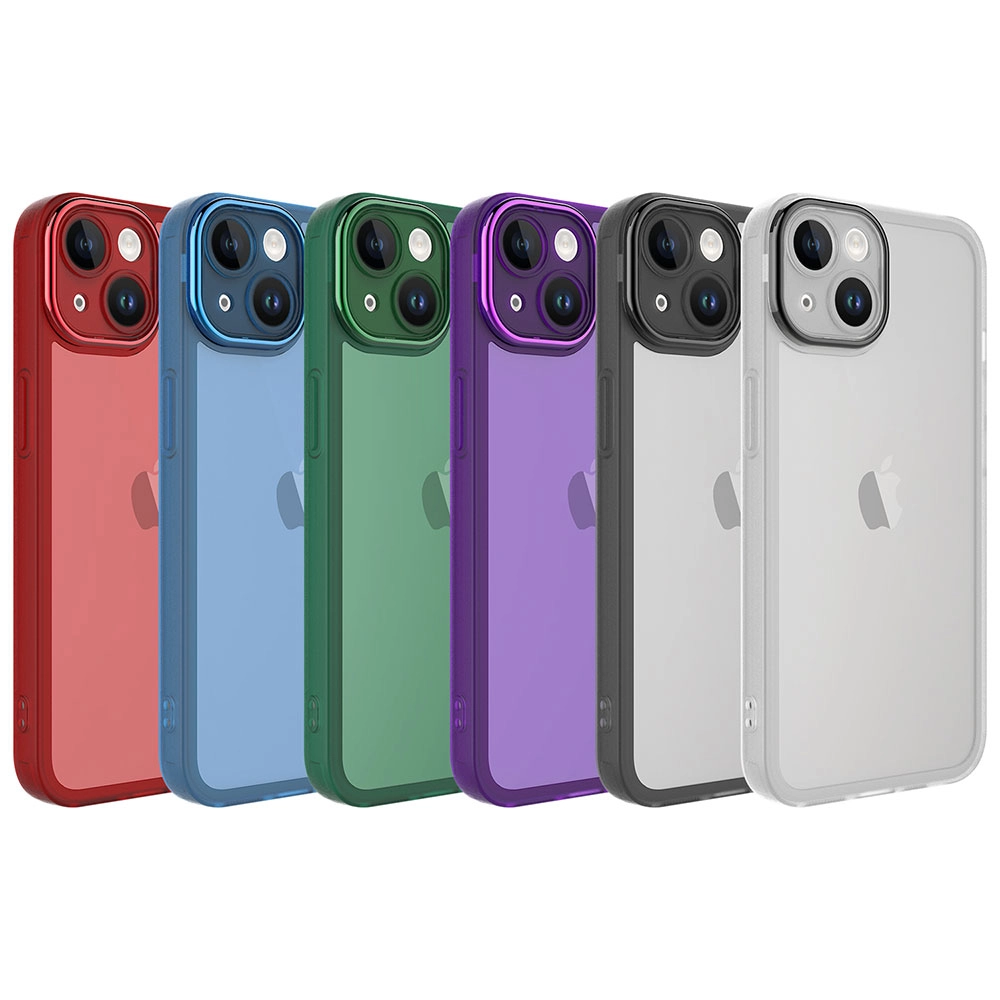 iPhone Uyumlu 14 Plus Kılıf Kamera Korumalı Transparan Zore Post Kapak