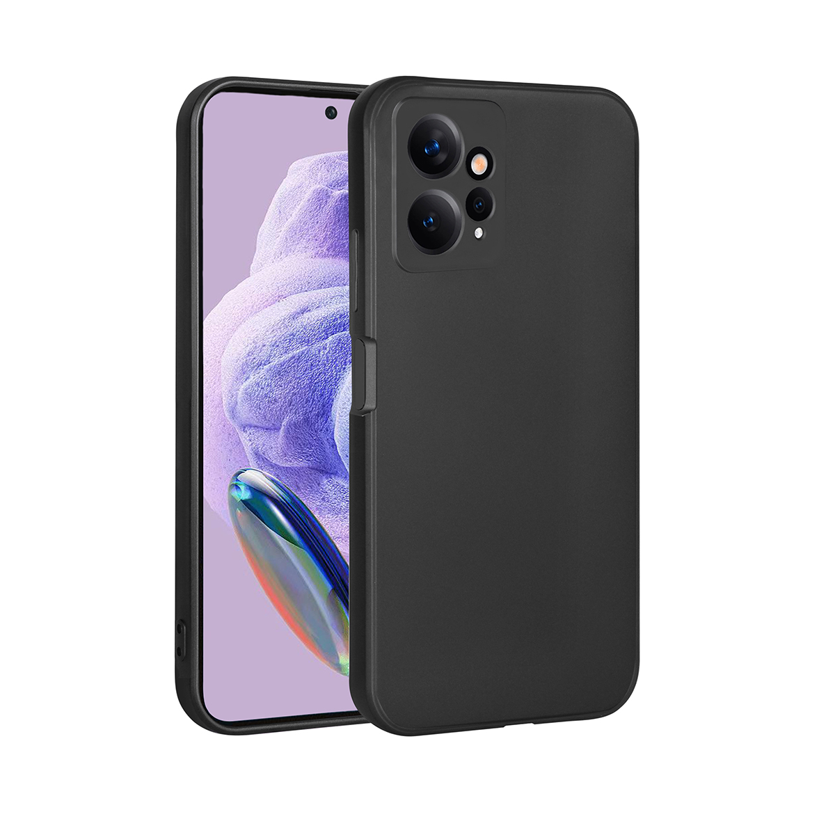 Xiaomi Uyumlu  Redmi Note 12 4G Kılıf Zore Premier Silikon Kapak-Siyah