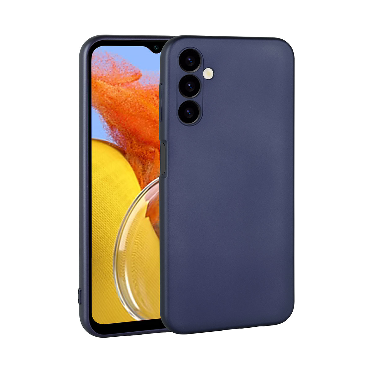 Galaxy Uyumlu M14 Kılıf Zore Premier Silikon Kapak-Lacivert