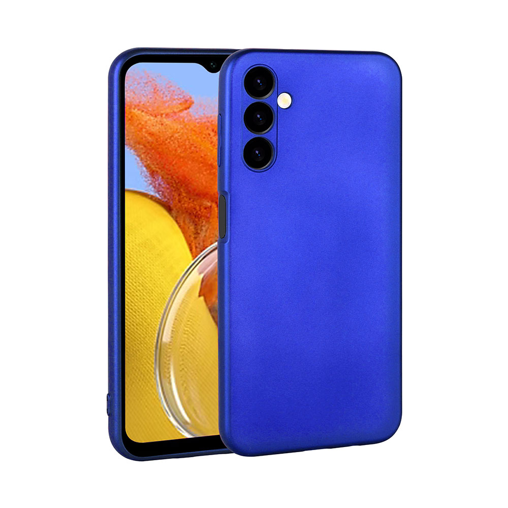 Galaxy Uyumlu M14 Kılıf Zore Premier Silikon Kapak-Saks mavi
