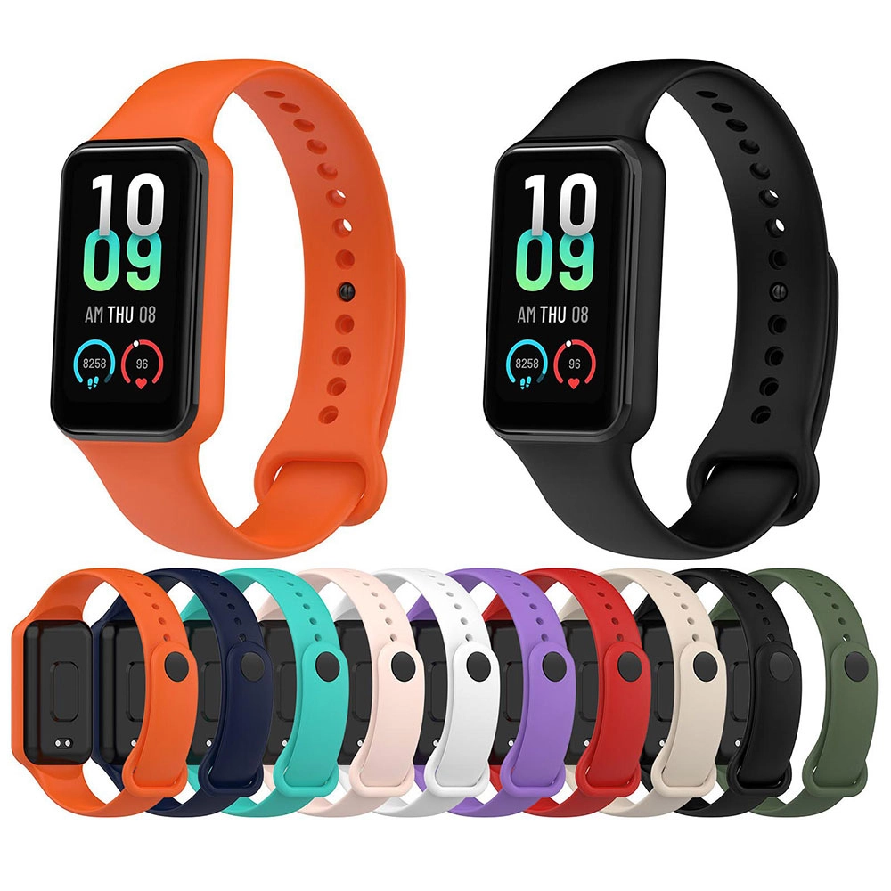 Xiaomi Uyumlu  Amazfit Band 7 Zore KRD-87 Silikon Kordon