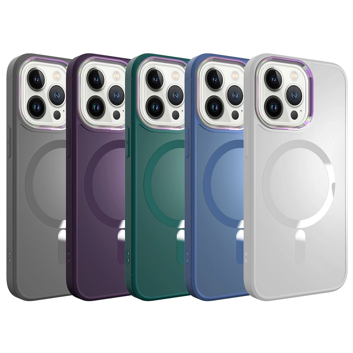 iPhone Uyumlu 12 Pro Max Kılıf M-safe Wireless Şarj Özellikli Zore Stil Kapak