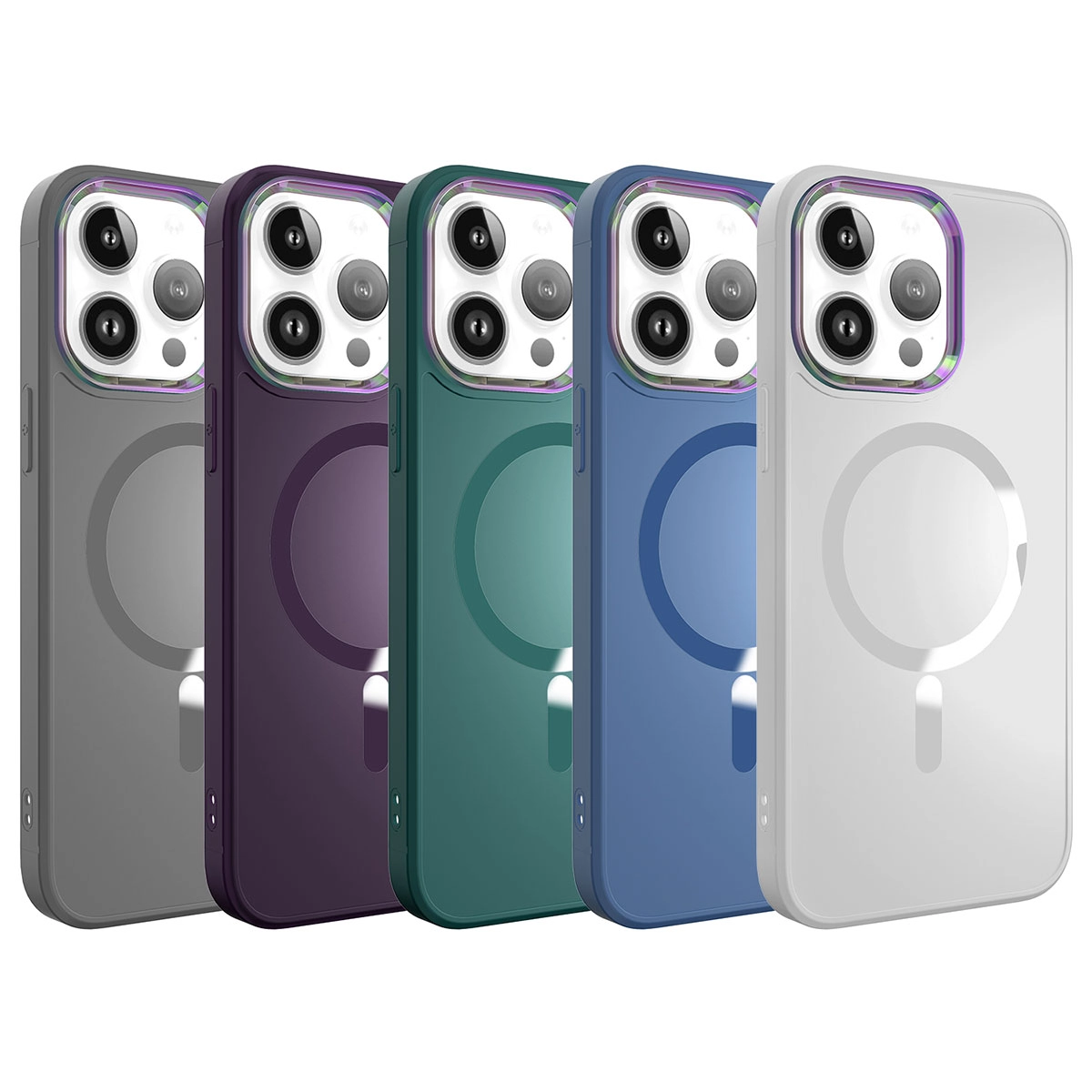 iPhone Uyumlu 14 Pro Kılıf M-safe Wireless Şarj Özellikli Zore Stil Kapak