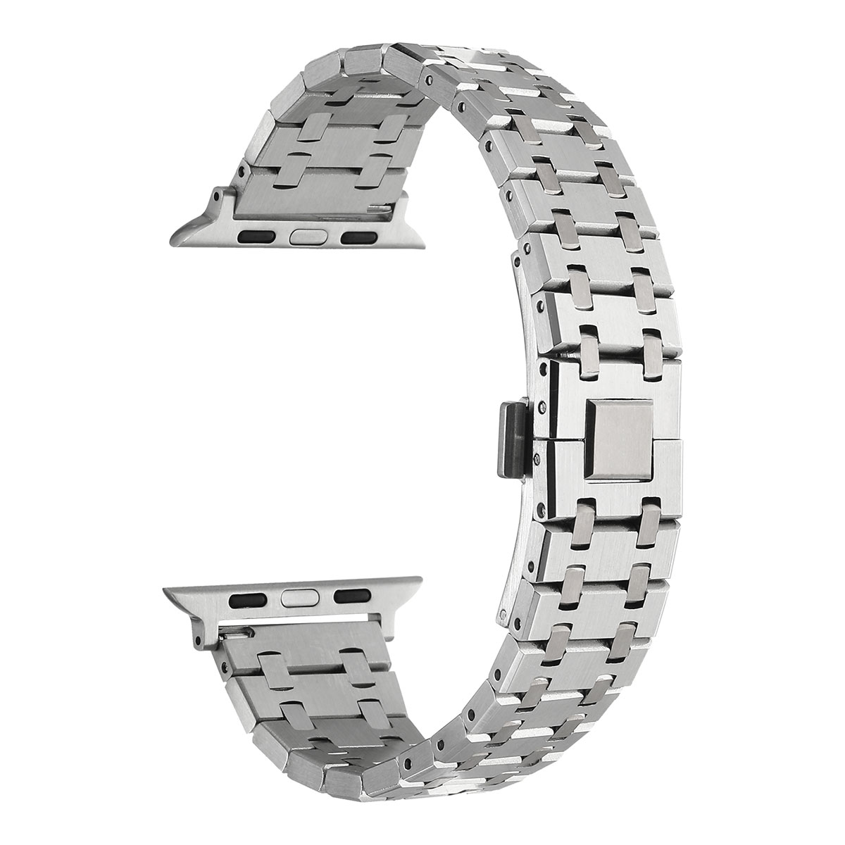 Watch Ultra 49mm Zore KRD-83 Metal Kordon-Gümüş