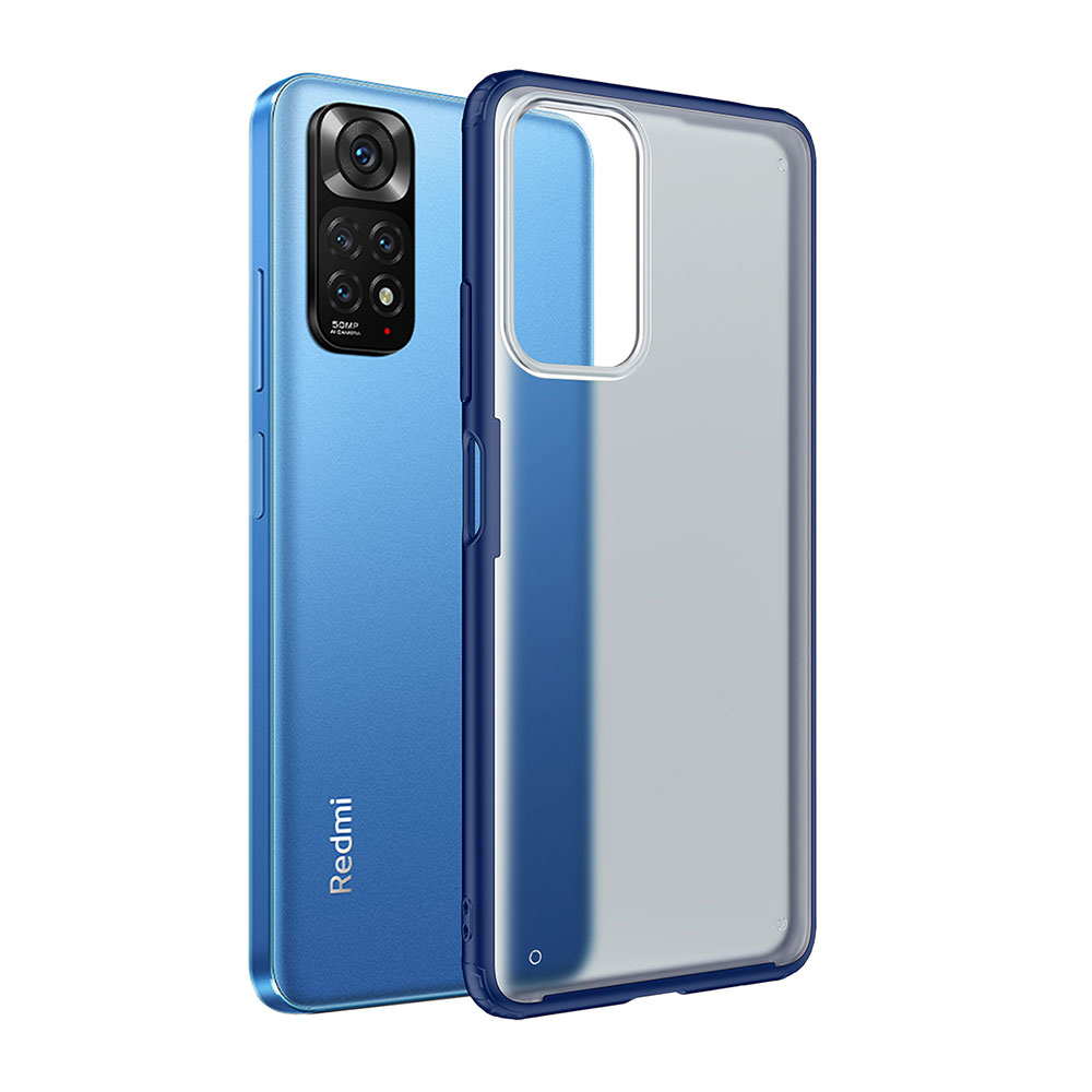 Xiaomi Uyumlu  Redmi Note 11 Global Kılıf Zore Volks Kapak-Lacivert