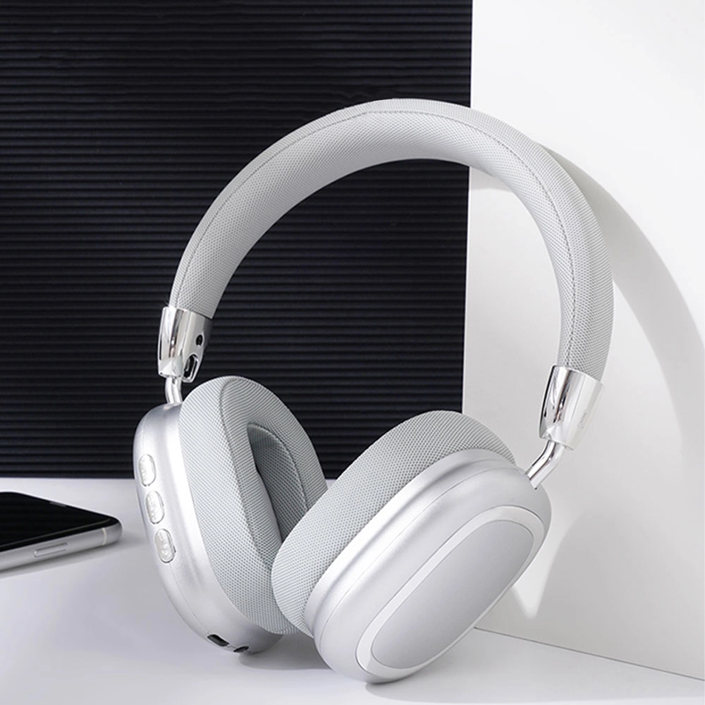 Zore B35 Ayarlanabilir ve Katlanabilir Kulak Üstü Bluetooth Kulaklık-Beyaz