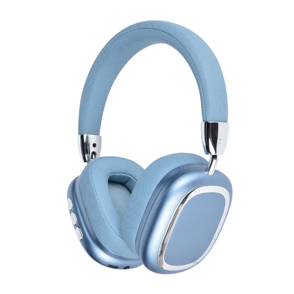Zore B35 Ayarlanabilir ve Katlanabilir Kulak Üstü Bluetooth Kulaklık-Mavi