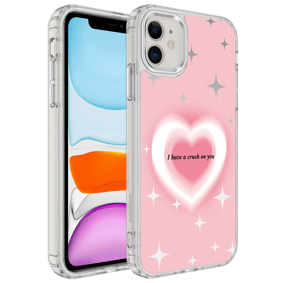 iPhone Uyumlu 12 Kılıf Airbagli Parlak Tasarımlı Zore Mimbo Kapak-No1