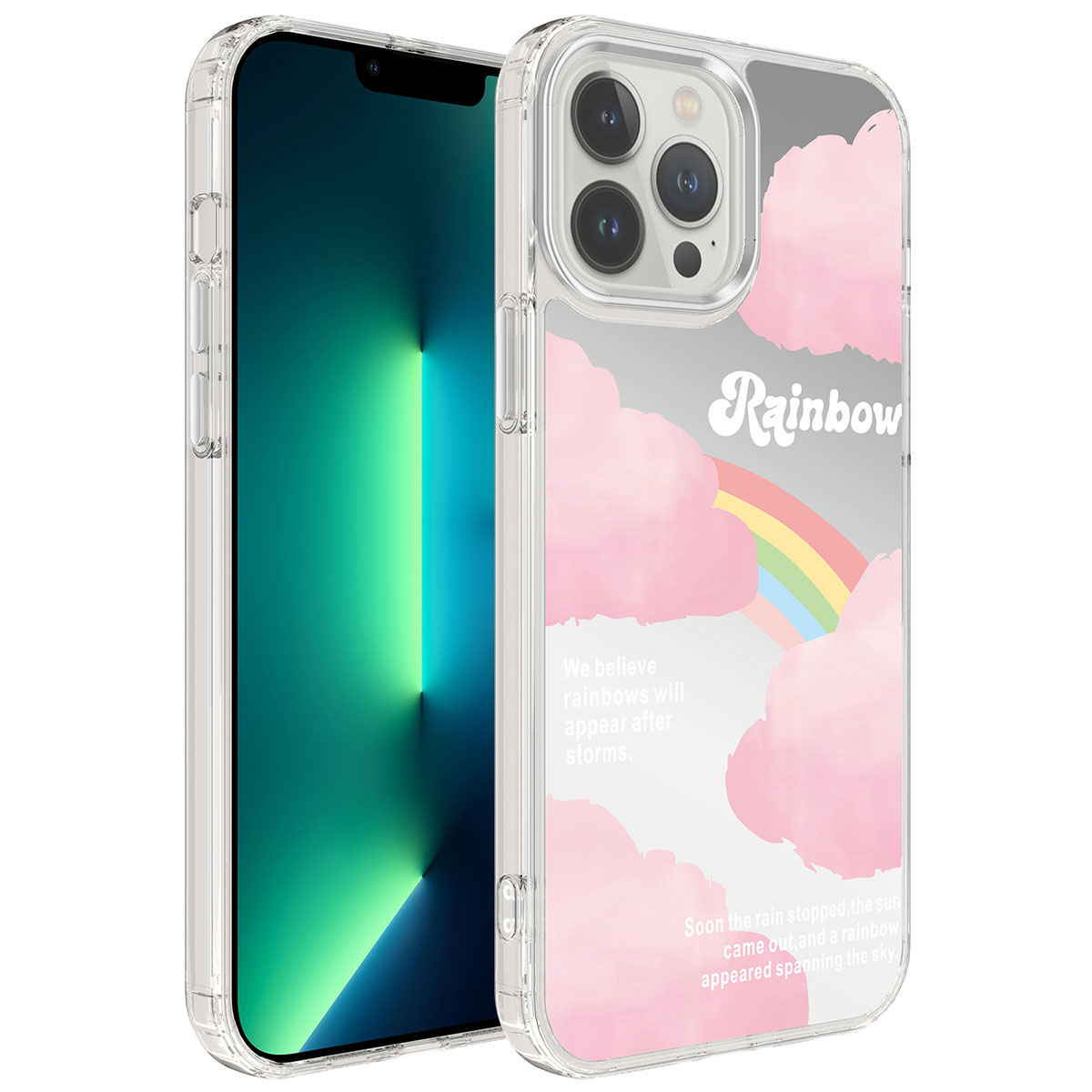 iPhone Uyumlu 12 Pro Max Kılıf Airbagli Parlak Tasarımlı Zore Mimbo Kapak-No6