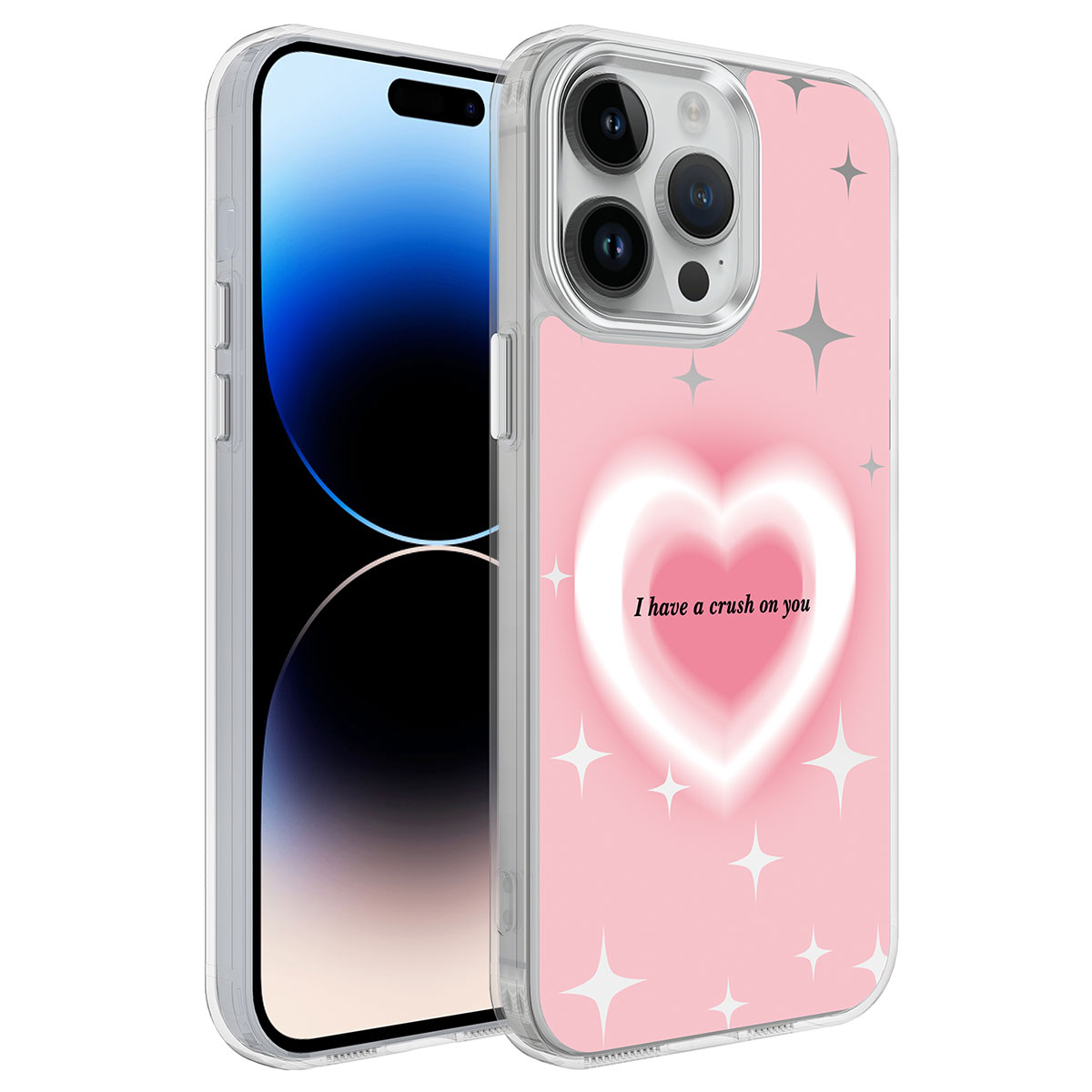 iPhone Uyumlu 14 Pro Kılıf Airbagli Parlak Tasarımlı Zore Mimbo Kapak-No1