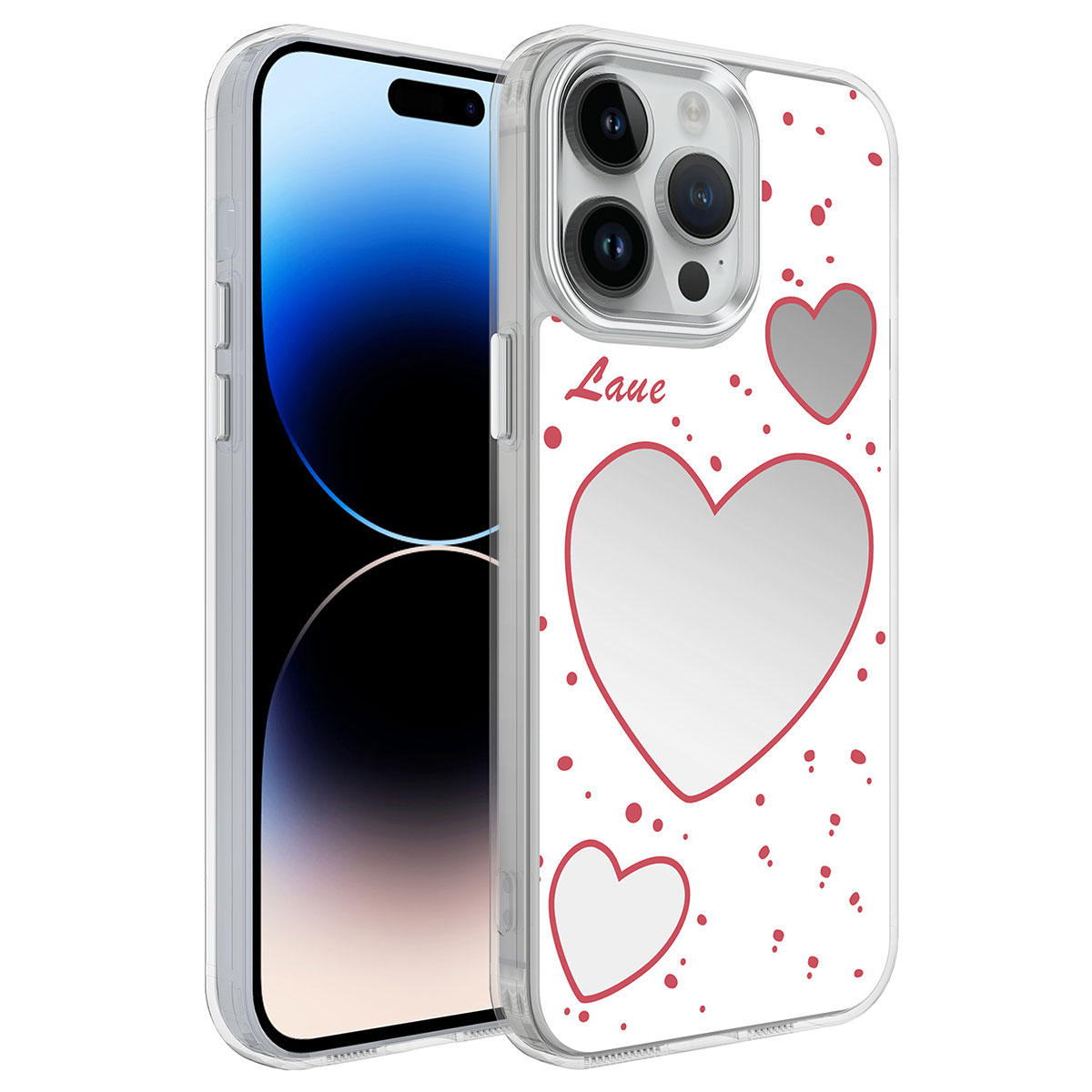 iPhone Uyumlu 14 Pro Kılıf Airbagli Parlak Tasarımlı Zore Mimbo Kapak-No3